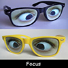 WeyesEyes Focus EyeGlasses Black and Color
